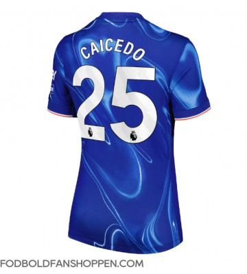 Chelsea Moises Caicedo #25 Hjemmebanetrøje Dame 2024-25 Kortærmet